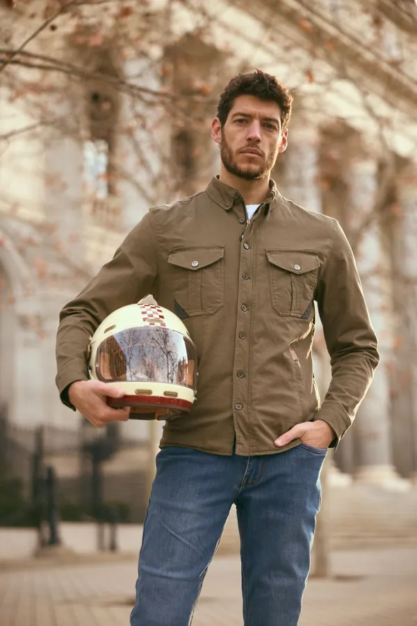 Chaqueta de moto By City para hombre